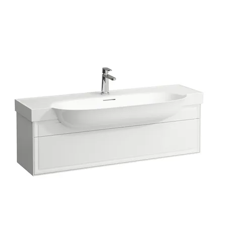 Laufen New Classic Тумба с раковиной, 117.5х31.5х34.5см, 1 ящик, подвесная, цвет: белый глянцевый