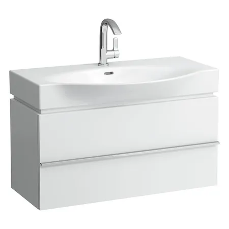 Laufen Palace Тумба подвесная 90x51cм., с раковиной, 2 ящика, цвет: белый матовый