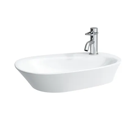 Laufen Palomba Раковина-чаша 60х40х13 см, 1 отв., покрытие LCC, цвет: белый