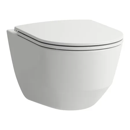 Laufen Pro Комплект подвесной унитаз 53x36x34.5см., сиденье с механизмом мягкого закрывания, безободковый, цвет: белый