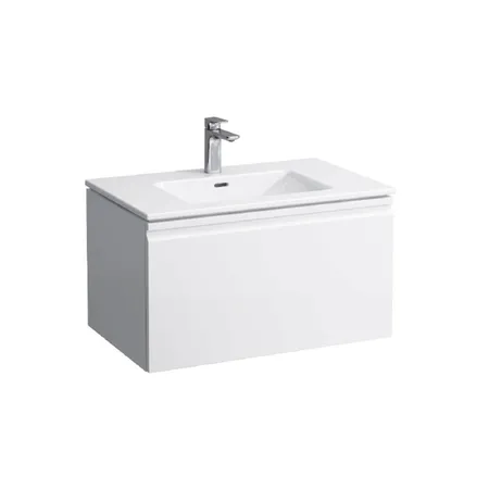 Laufen Pro S Тумба с раковиной 80х50х46см, подвесная, цвет: белый глянцевый