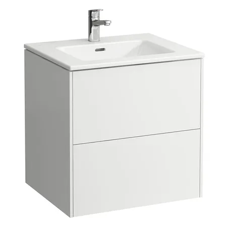 Laufen Pro S Тумба с раковиной 60х50х61см., подвесная, 2 ящика, включая органайзер, цвет: белый глянцевый