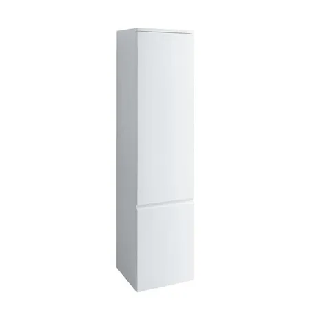 Laufen Pro S Высокий шкаф 350x335x1650 мм, 1 дверца, петли слева, 4 стеклянные полки, цвет: белый глянцевый