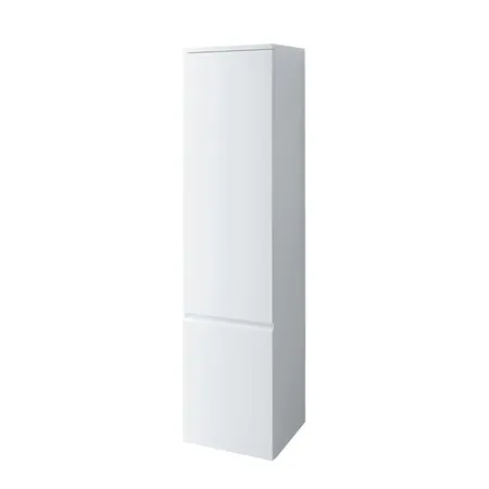 Laufen Pro S Высокий шкаф 350x335x1650 мм, 1 дверца, петли справа, 4 стеклянные полки, цвет: белый матовый