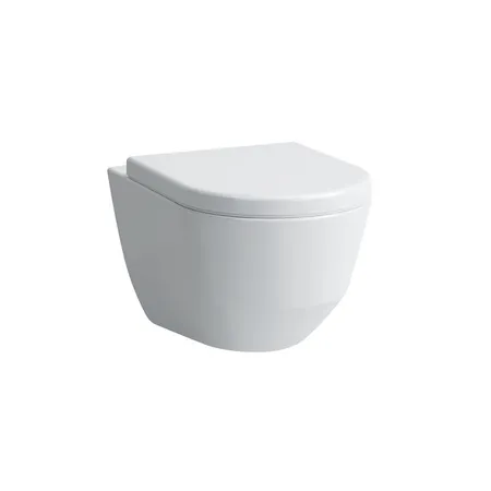 Laufen Pro Унитаз подвесной, безободковый, 53х36х34см., покрытие LCC, цвет: белый