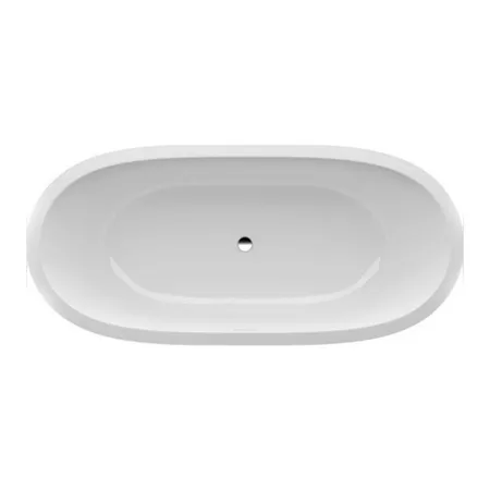 Laufen Pro Ванна встраиваемая, 180х80х64см, овальная с ножками , без слива-перелива, цвет: белый