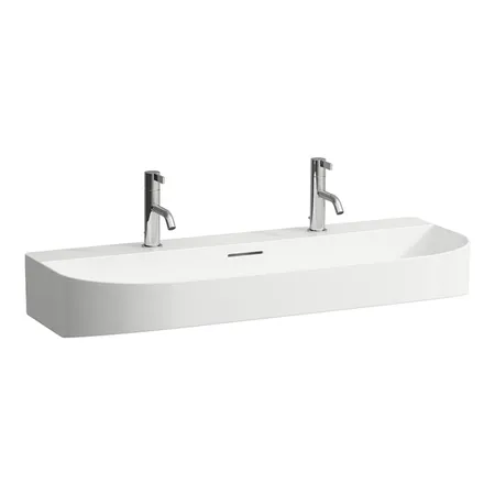 Laufen Sonar Раковина 100x42x14см., накладная, 2 отв., цвет: белый
