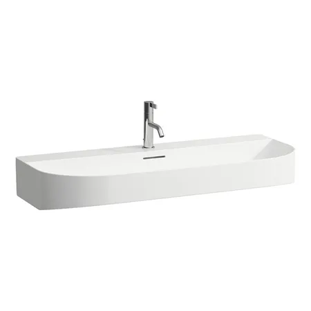 Laufen Sonar Раковина 100x42x14см., накладная, 1 отв., цвет: белый