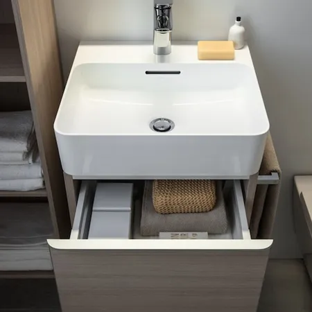 Laufen VAL Раковина 55х42x11.5 см, 1 отв., покрытие LCC, цвет: белый