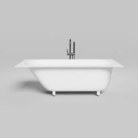 LOFO by Salini Ванна встраиваемая 170х75см, овальная чаша, материал: Solid Surface, цвет: белый матовый