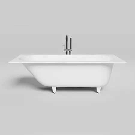 LOFO by Salini Ванна встраиваемая 180х80см, овальная чаша, материал: Solid Surface, цвет: белый матовый