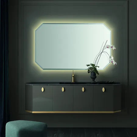 Milldue Edition Dandy Комплект подвесной мебели, 174х47хh46.1см, цвет: глянцевый Fango/Grafite