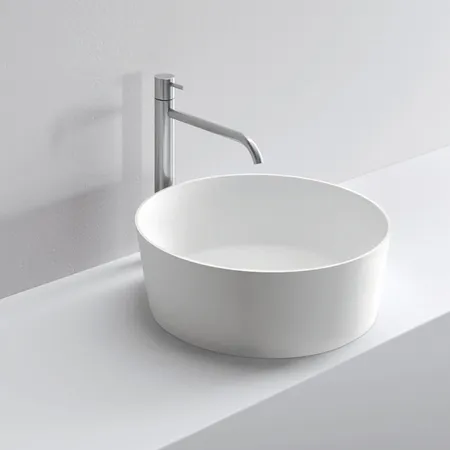 NOORTH milldue edition Раковина 45x15 см, без отв., накладная, цвет: белый