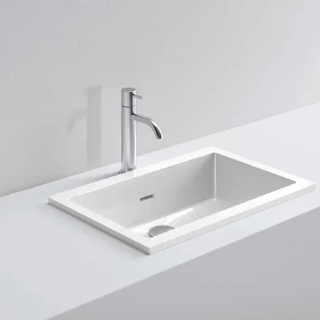NOORTH milldue edition Раковина 51х31х15 см, без отв., цвет: белый
