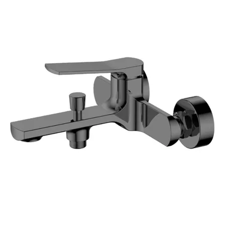 NEMO Prima Смеситель для ванны, настенный, цвет: gun metal