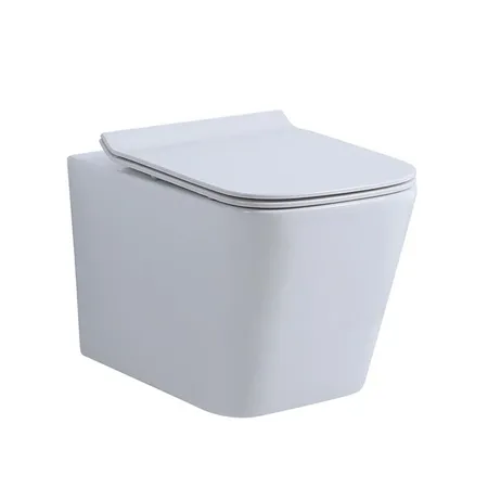 NEMO Унитаз 53x36см., подвесной, безободковый, tornado, сиденье микролифт, цвет: белый матовый