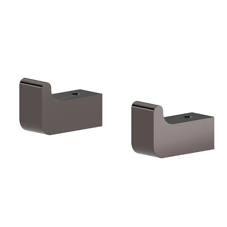 Newform Accessori quadri Крючок для халата, цвет: PVD gun metal