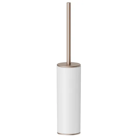 Newform Accessori tondi Туалетный ерш, напольный, белая керамика, цвет: copper satin