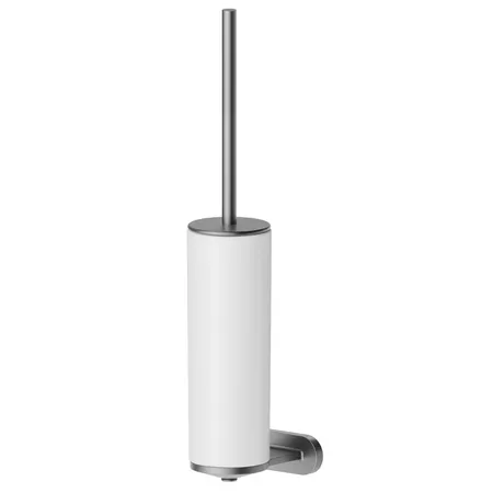 Newform Accessori tondi Туалетный ерш, подвесной, белая керамика, цвет: PVD brushed gun metal