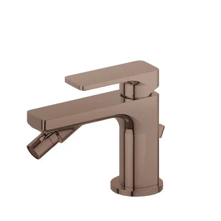 Newform B-Easy Смеситель для биде, 1 отв., с донным клапаном, цвет: copper glossy
