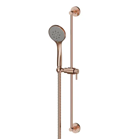 Newform Delta Zero Душевой гарнитур: штанга, ручной душ ABS, шланг 150 см, цвет: PVD copper bronze