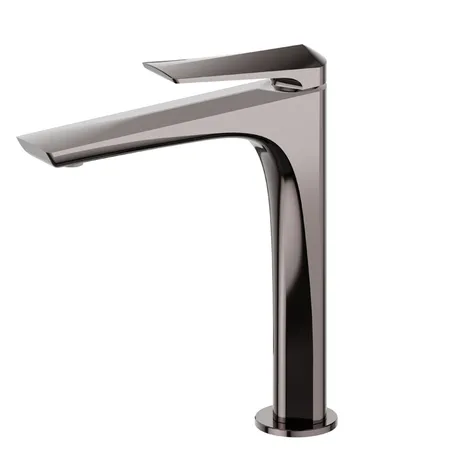 Newform Delta Zero Смеситель для раковины, 1 отв., средний, цвет: PVD gun metal