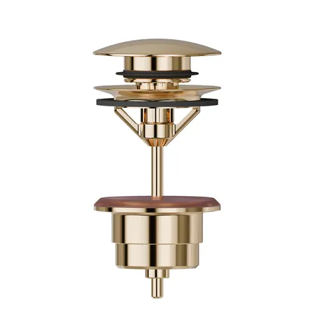 Newform Донный клапан "клик-клак", цвет: PVD glossy gold
