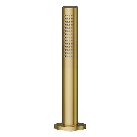 Newform Haka Душевой гарнитур: ручной душ со шлангом, на борт ванны, цвет: PVD brushed gold