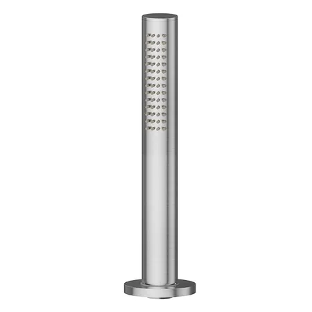 Newform Haka Душевой гарнитур: ручной душ со шлангом, на борт ванны, цвет: PVD brushed stainless steel