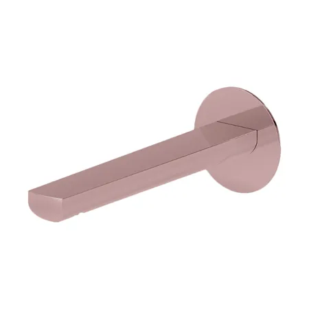 Newform Haka Излив для раковины 18.9см., настенный, с подключением на 1/2”, цвет: PVD brushed copper bronze