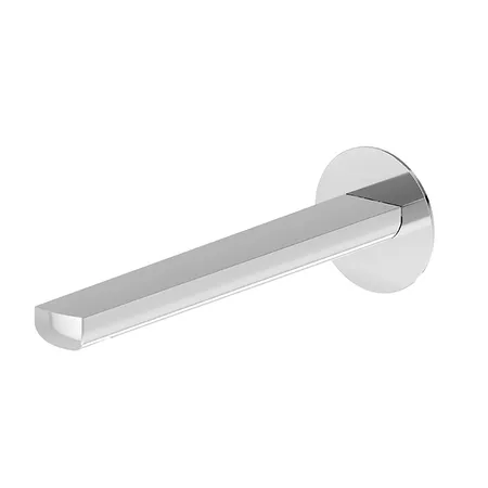 Newform Haka Излив для раковины 22.9см., настенный, 1/2”, цвет: хром