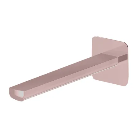 Newform Haka Излив для раковины 22.9см., настенный, с подключением на 1/2”, цвет: PVD brushed copper bronze