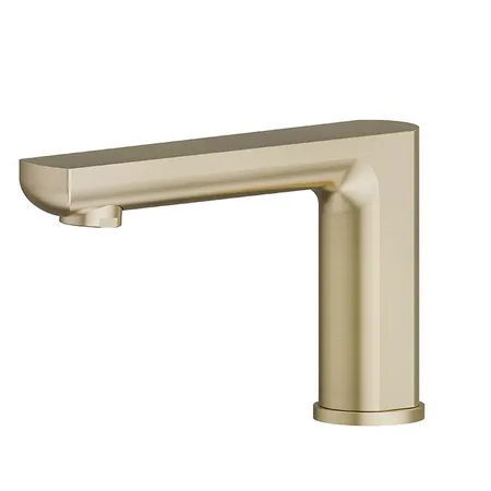 Newform Haka Излив для ванны, на борт ванны, цвет: PVD brushed gold