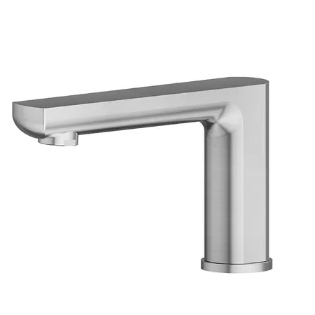 Newform Haka Излив для ванны, на борт ванны, цвет: PVD brushed stainless steel