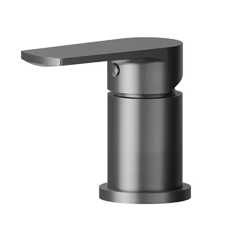 Newform Haka Переключатель потоков на борт ванны, на 1 источник, цвет: PVD brushed gun metal