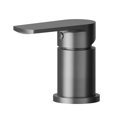 Newform Haka Смеситель на борт ванны, 1 отв., на 1 поток, цвет: PVD brushed gun metal
