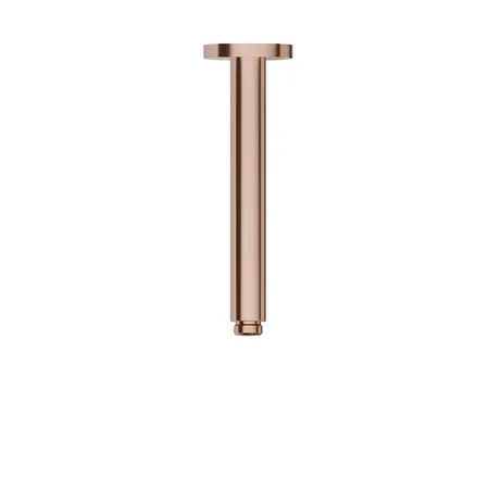 Newform Head Showers Душевой кронштейн 20см, потолочный, закругленный, цвет: PVD copper bronze
