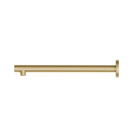 Newform Head Showers Душевой кронштейн 35см, настенный, закругленный, цвет: PVD brushed gold