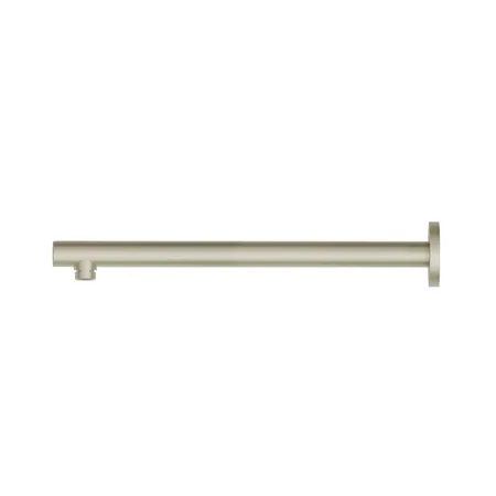 Newform Head Showers Душевой кронштейн 35см, настенный, закругленный, цвет: PVD brushed pale gold