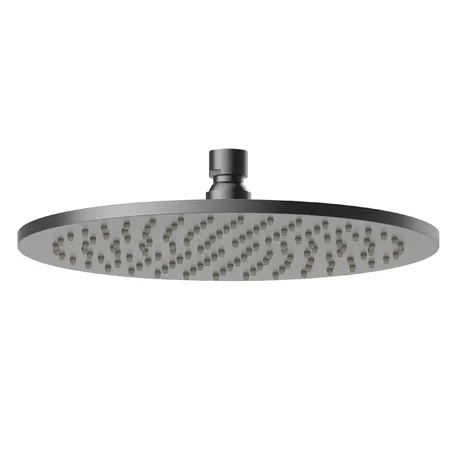 Newform Head Showers Верхний душ 25см, настенный/потолочный, h=8мм, цвет: PVD brushed gun metal