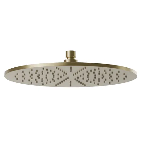 Newform Head Showers Верхний душ 30см, настенный/потолочный, h=8мм, цвет: PVD brushed gold
