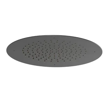 Newform Head Showers Верхний душ 40cм, потолочный, скрытый, цвет: PVD brushed gun metal