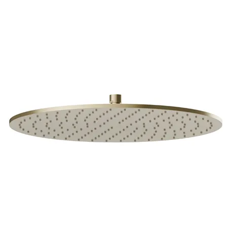 Newform Head Showers Верхний душ 40см, настенный/потолочный, h=8мм, цвет: PVD brushed gold