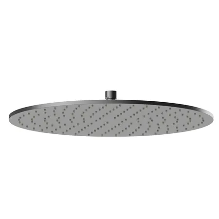 Newform Head Showers Верхний душ 40см, настенный/потолочный,h=8мм,  цвет: PVD brushed gun metal