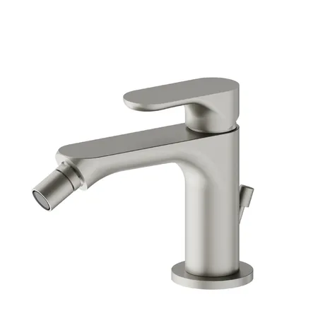 Newform Linfa II Смеситель для биде, 1 отв., с донным клапаном, цвет: titanium satin