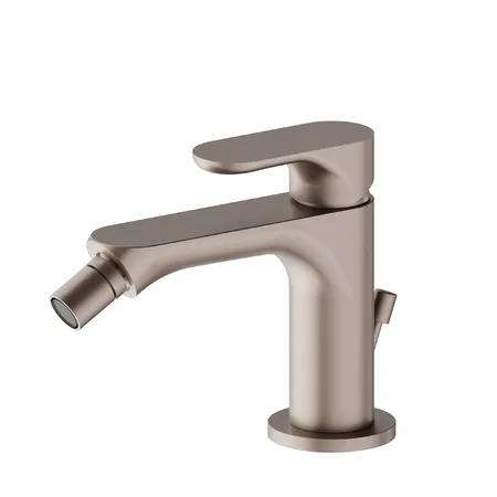 Newform Linfa II Смеситель для биде, 1 отв., с донным клапаном, цвет: copper glossy