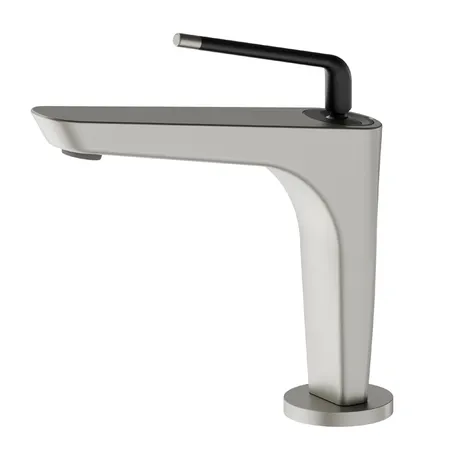 Newform O'Rama Смеситель для раковины, 1 отв., цвет: titanium satin