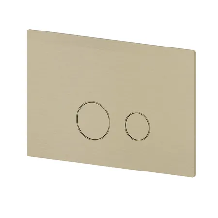 Newform Панель смыва, совместимая с Geberit Sigma 8 и Sigma 12, цвет: PVD brushed pale gold