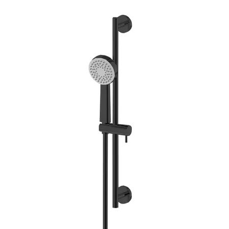 Newform Shower set Душевой гарнитур: штанга, ручной душ из ABS, шланг 150 см, цвет: черный матовый
