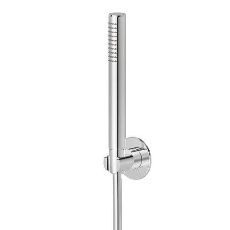 Newform X-STEEL 316 Душевой гарнитур, настенный держатель с ручным душем и шлангом 150 см, цвет: хром